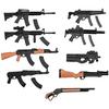 HiPlay ZYTOYS 1/12 Scale PVC Gun Set with MP5, M4, AK47, P90, and M1887 Models for Action Figure Display (ZY6001A)