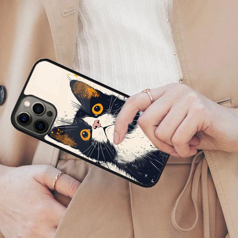 Cartoon Cute Cat Magnetic Phone Case For APPLE iPhone 17 Air 16 14 13 12 Pro Max 15 Plus Wireless Charge With MagSafe Cover