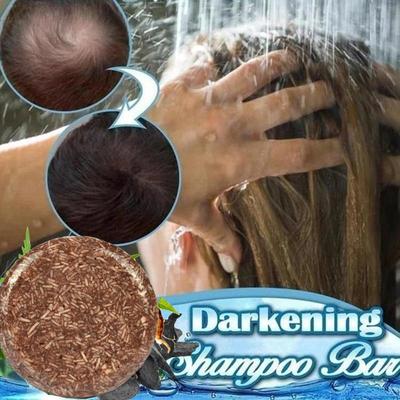 Neues Haarshampoo Polygonum Essence Haarverdunkelungsshampoo Seife Natürliches Bio-Haarshampoo Grau