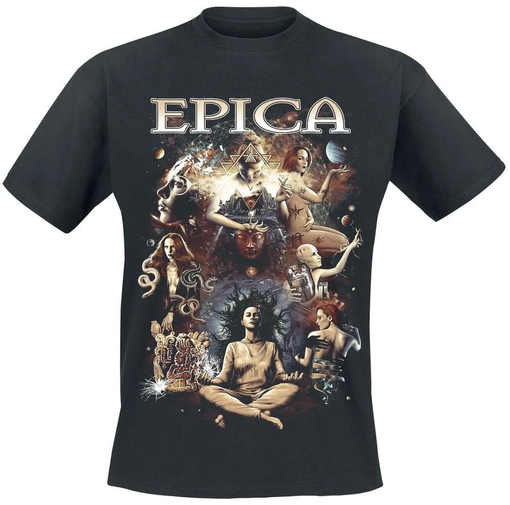 Tričko Epica Black Cotton k 20. výročí Plná velikost S-5XL Unisex SN252 Unisex tričko