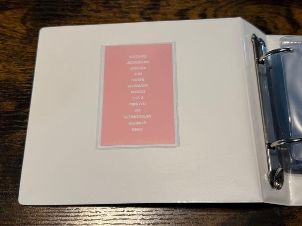 [USED] SEVENTEEN (Seventeen) CARAT LAND Photocard Binder