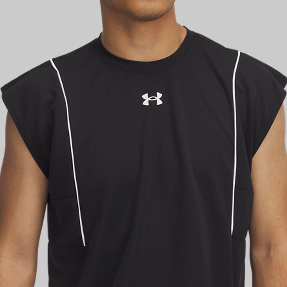Under Armour Zone Pro Comfortable Soft Skin-Friendly Fashion Vest Men Vests Black 1390117-001