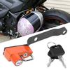 Aluminium Alloy  Anti Theft Security Helmet Lock Fits for    MT25 MT03 YZF R25 R3  2014-2019  Motorcycle Modification(Black )