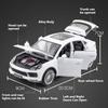 1:24 911 GT3 RS Cayenne S Model Toys Diecast Alloy Sportscar Doors Opened Sound Light Pull Back Vehices Children's Holiday Gifts
