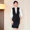 Women's Professional Waitress Vest Set - Hotel & Dental Reception Uniform
