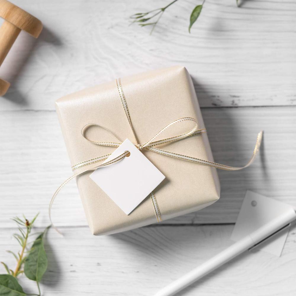 1roll White Matte Wrapping Paper Gift Wrapping Paper Pearlescent Milky White Packaging Birthday Wrapping Paper,Christmas Decorat