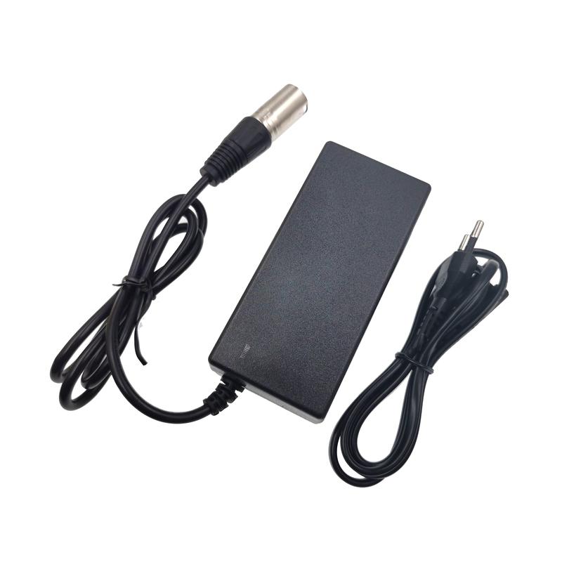 29.4V 2A Charger for 24V 25.2V 25.9V 29.4V 7S lithium battery pack 29.4V recharger e-bike charger XLRM Connector