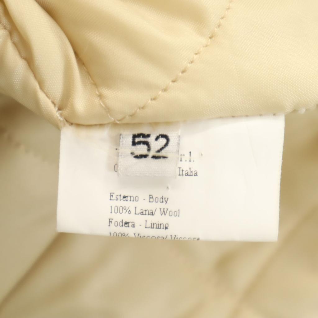 AQUARAMA made in Italy pea coat 52 khaki P coat Men's Used