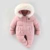 Winter Infant Baby Boys Girls Coat Warm Outwear Hooded Puffer Jacket Jumpsuit Fall Clothes