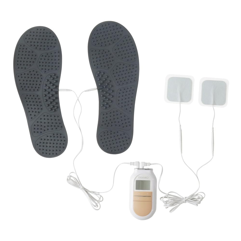 

THANKO ASPR25ABK EMS Foot Addictively Painful and No Gel for Foot and Shoulder 5 16 Strength and Adjustable Positioning Pads Comfortable, Electric, чёрный