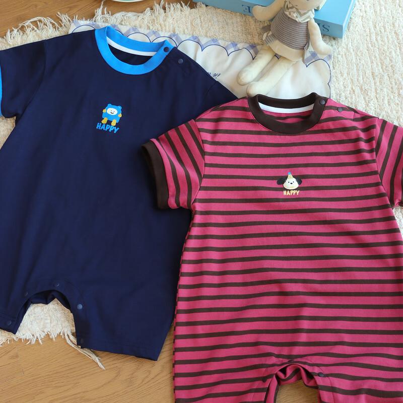 LUSON Baby Mädchen Kurzarm Body Strampler