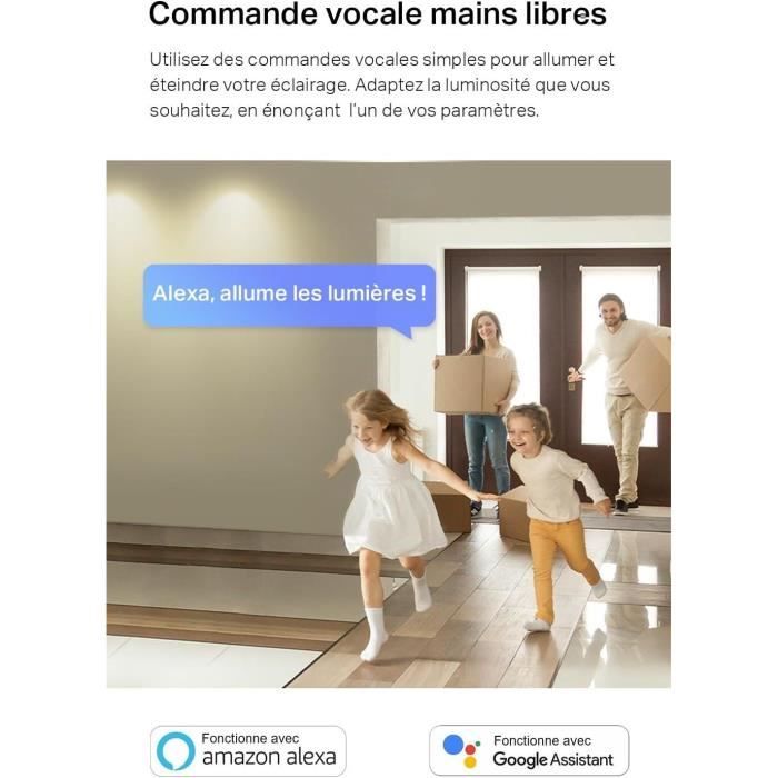 Ampoule Connectée - TP-LINK - Tapo L630 - Multicolore 2200K-6500K - 3.7W - Compatible Alexa et Google Home