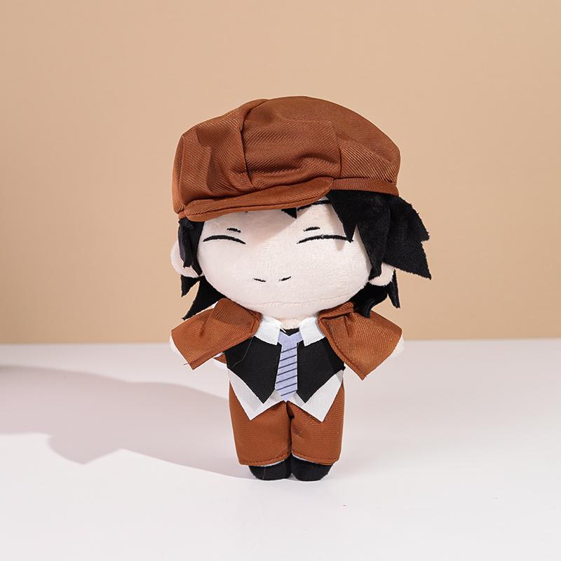20cm Bungou Stray Dogs Plush Doll Dazai Osamu Nakahara Chuya Edogawa Rampo Gogol Dostoevsk Anime Cosplay Toy Pillow Kids Gift