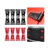 8Pcs Engine Hood Hinge Cover Sturdy Decoration Replaces for JK 2007-2017 Easily Install Stylish
