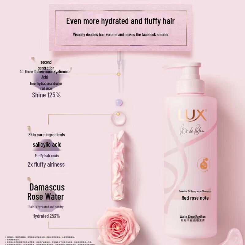 Lux Rose Fragrance Shampoo