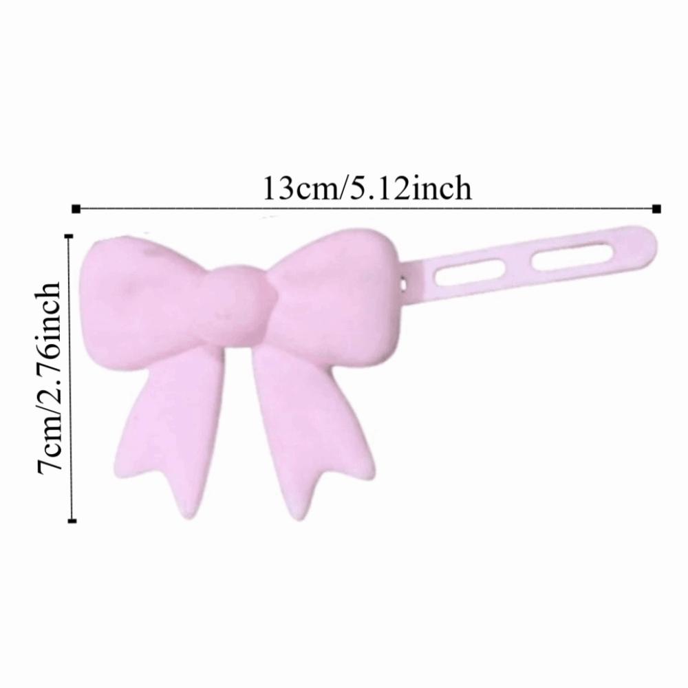 Creative Silicone Bow Headphone Accessory Clip on DIY Headphone Clip Decor Kawaii Cute 3D Bows Decor for Earphone Universal