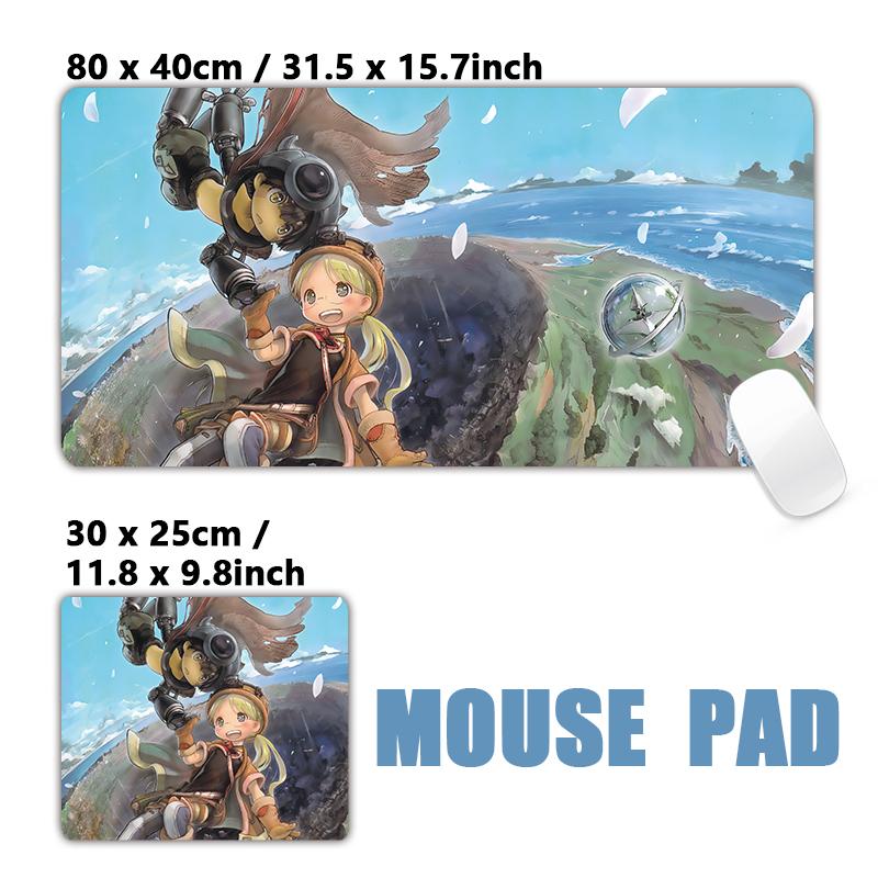 Made in Abyss Riko Reg Nanachi Faputa XXL Large Mousepad Keyboard Pad Mouse Pad