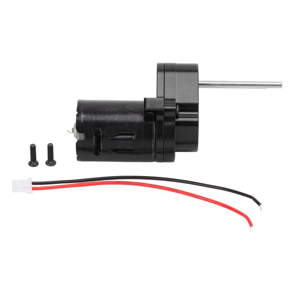 RC Gearbox Metal Stable High Speed Gearbox Assembly with Connection Cable Screws for D12 1 10 Remote Control Car