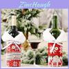 Elegant Knitted Snowflake Bottle Sleeve For Christmas Wine And Champagne Gifts