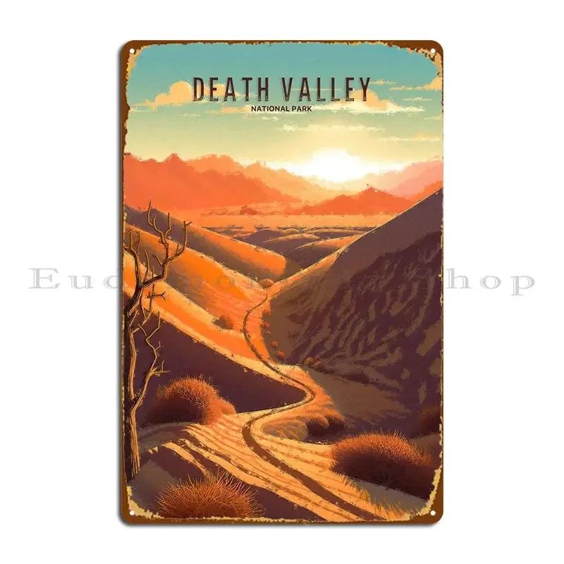 

Death Valley National Park Metal Plaque Vintage Retro Tin Sign Wall Decor Rustic Home Decoration Poster for Living Room Bed 20x30cm