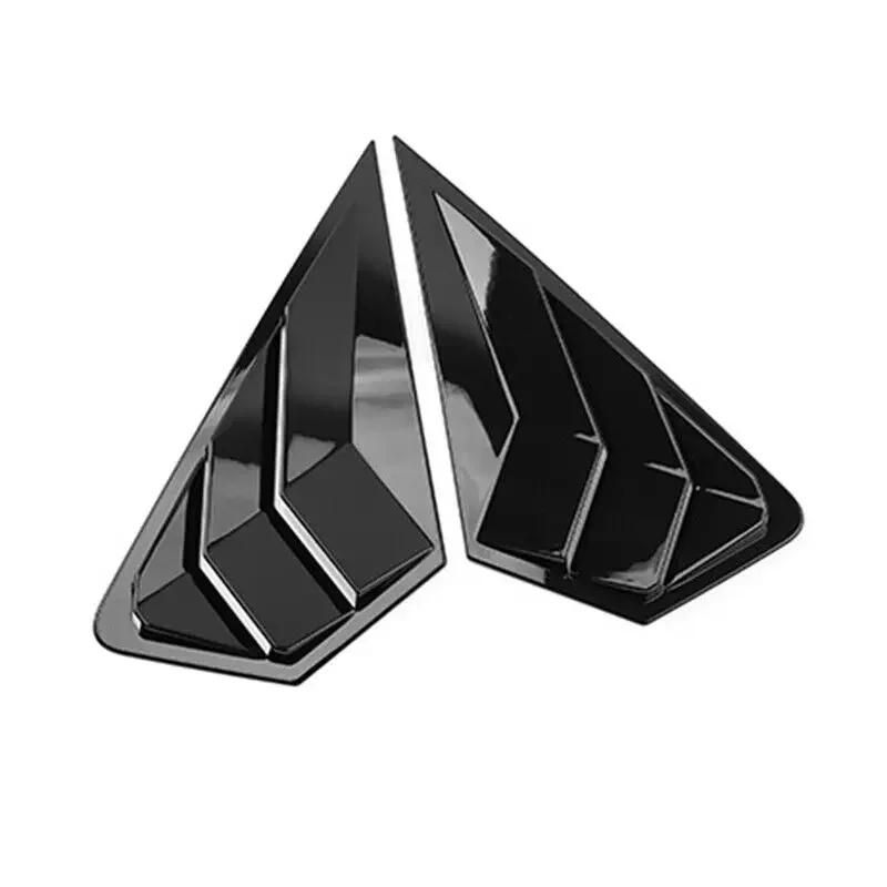 Car Rear Window Quarter Louver Shutter Cover For Ford Mondeo Fusion Sedan   Side Vent Trim ABS Exterior Accessories