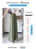 High-Waisted Ice Silk Women's Culottes - Lightweight, Wide-Leg, and Slimming Nine-Point Pants for Summer.