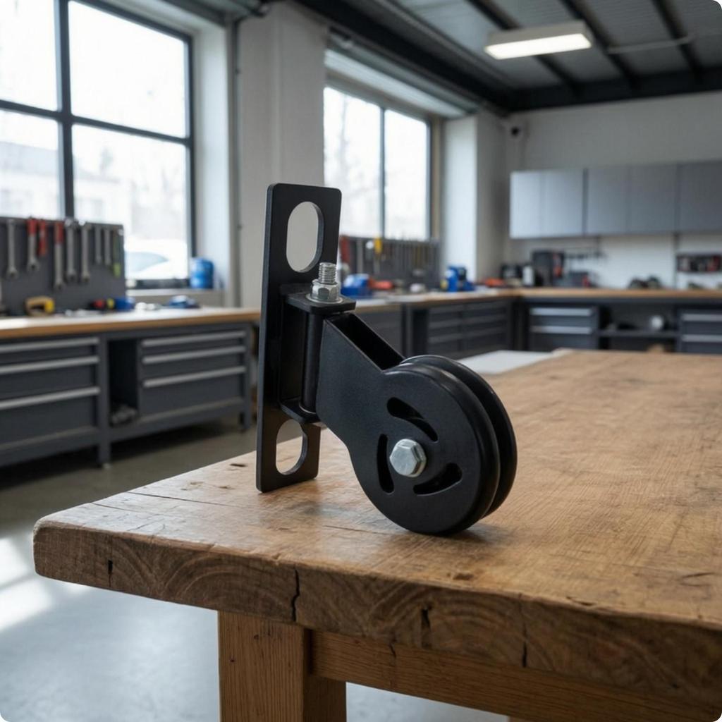 Gym Rack Pulley Attachment | Sturdy Steel Construction, SpaceSaving Compact Design, for rear deltoid