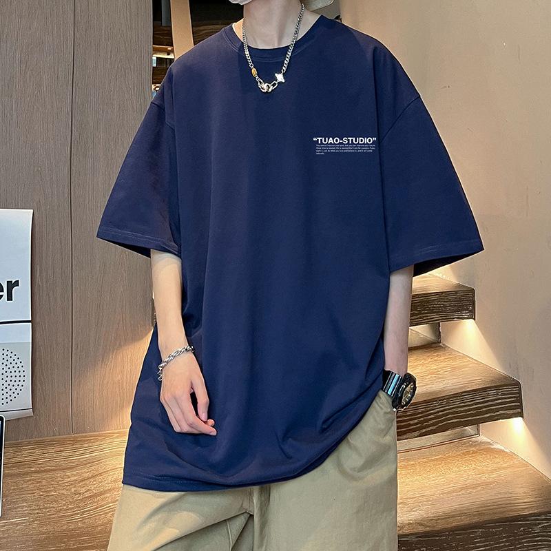 Summer Men T-shirts Cotton Short Sleeve T Shirt Comfortable Fabric Sportwear