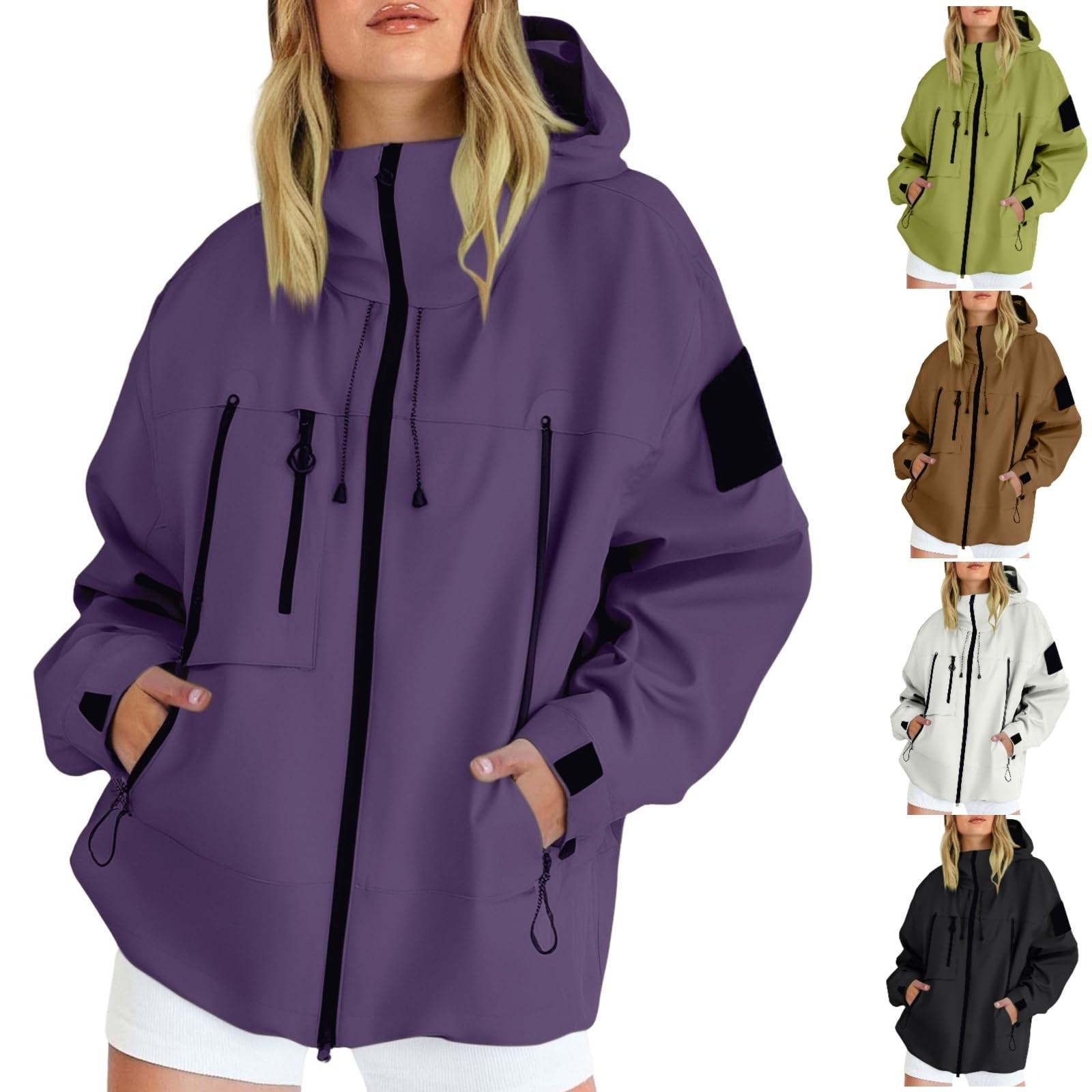 

Casual Hooded Outdoor Couple Hiking Sportswear Youth Jacket Tops S білий