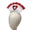 Nurse Hat Halloween Headband for Womens Girls Daily Wearing Halloween Party Fancy Dress Cosplay Hair Accessories