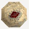 1PC MARAUDER'S MAP Umbrella-8-Rib Reinforced, Automatic Open, Lightweight & Durable, Cute Fashion Accessory for Outdoor, D2665