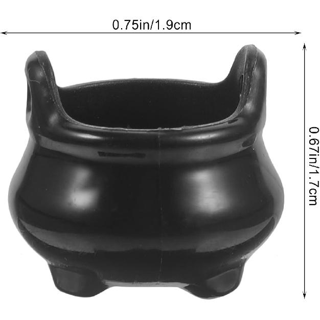 TOYANDONA 24pcs Micro Landscape Doll House Decoration Mini Dollhouse Mini Cauldron Micro Set Miniature Dollhouse Furniture Mini Cauldron Cups Mini