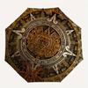 Mayan Calendar Wall Art Decorative PanelUmbrella, PortableFold Compact Umbrella for Men & Women Gift