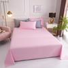 Minimalist Pure Cotton Double Bed Sheet with Pillowcase 200x230cm – Solid Color Design