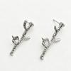 Leaf and Bird Punk Fashion Earrings - Versatile & Stylish