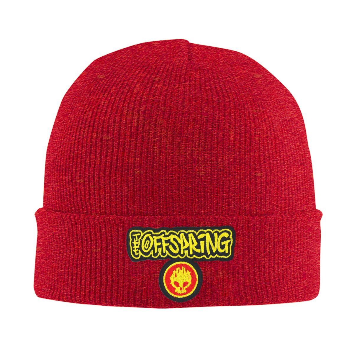 

Punk The Offspring Warm Knitted Cap Winter Knit Bonnet Hat Skullies Beanies Hip Hop Caps for Unisex One Size