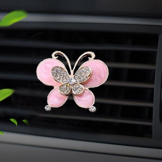 

Car Aromatherapy Clip Metal Shape Good Smell Butterfly Auto Air Conditioning Vent