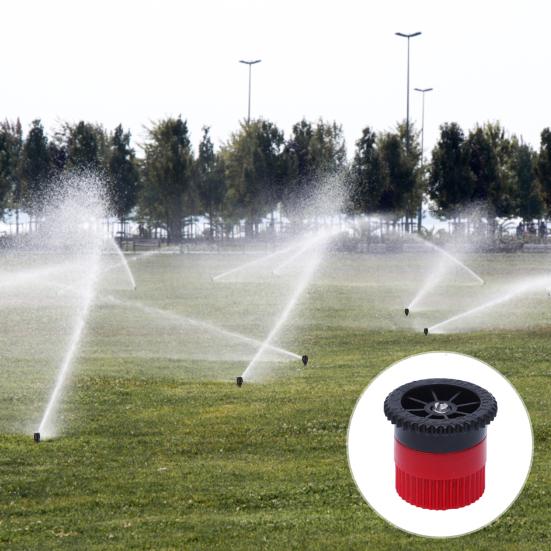 6 Pcs Variable Arc Nozzles Radius Sprinkler Heads Pop-up Sprinkler Replacement Nozzle Adjustable 0-360 Degrees Full Circle Pattern