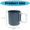 Durability Aluminum Alloys Cup Travelling Hand Brewed Coffees Cup Climbing Cup for Camping Hiking and Picnics