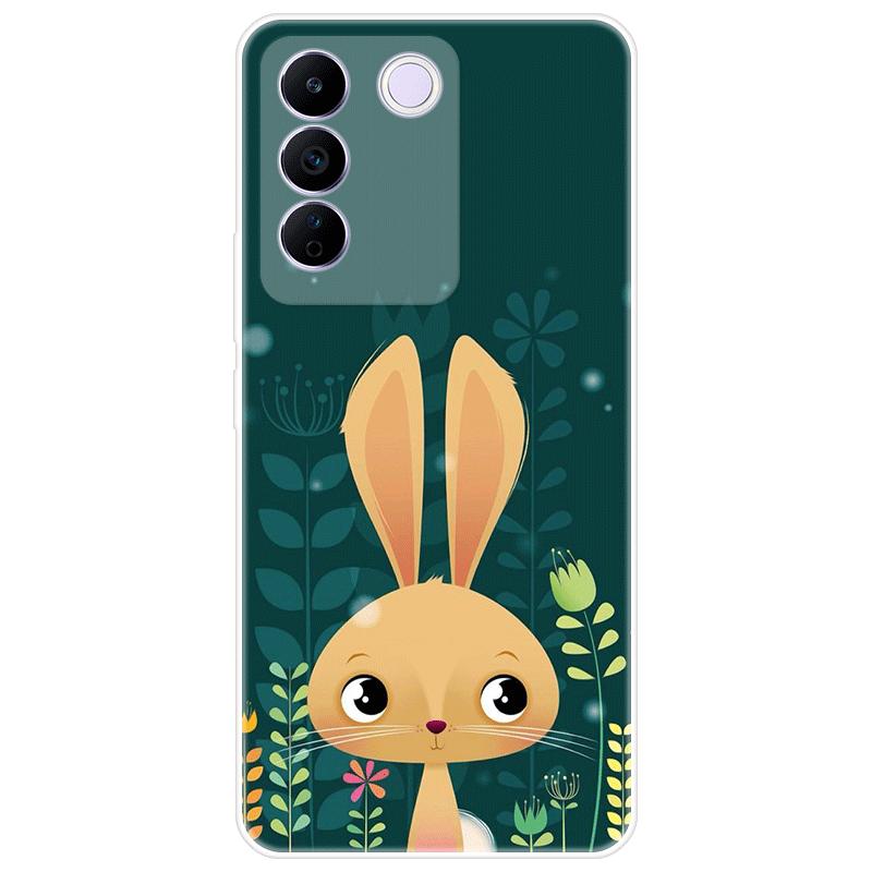 For Vivo V27e V 27e Case Soft Silicone Back Cover Cartoon Phone Case Diversification