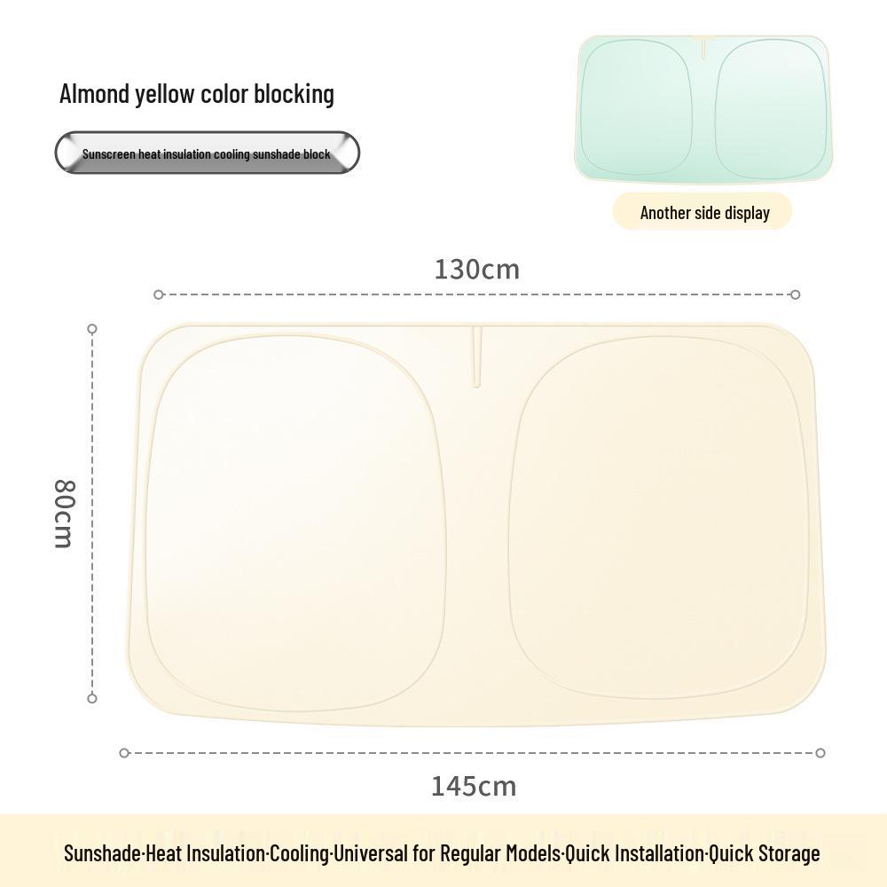 Thickened Windshield Sunshade Umbrella - Heat Insulation & Sun Protection