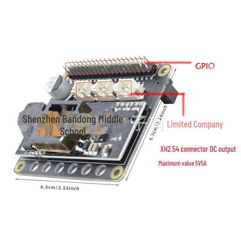 Raspberry Pi 4B X765 POE HAT Ethernet Tápmodul
