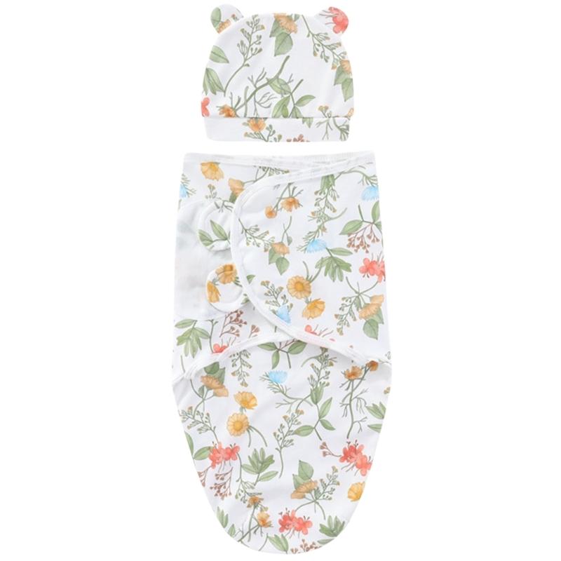 Baby Sleeping Bags Bags with Hat Boy Girl Breathable Sleep Bag Wearable Cotton Wrap Blanket Baby Essential