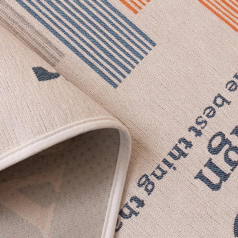 New Special-Shaped Sofa Cushion, Universal In All Seasons, Non-Slip Cream Wind Seat Cushion, Irregular Chenille Leather Cover Cloth Towel