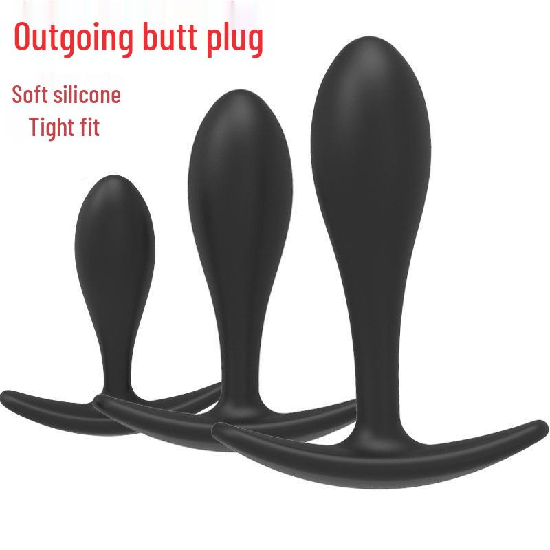 Silicone G-Spot Anal Plug Massager for Female Orgasm Enhancement