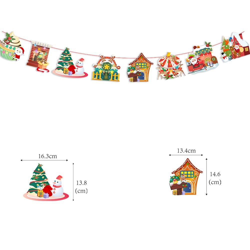 Christmas Banner Christmas Tree Ornaments Merry Christmas Decoration For Home Santa Claus Pendant Xmas Gifts New Year 2025 Gift