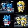 Optimus Bumblebee Prime Plastic Building Blocks Kids Creative Play Development