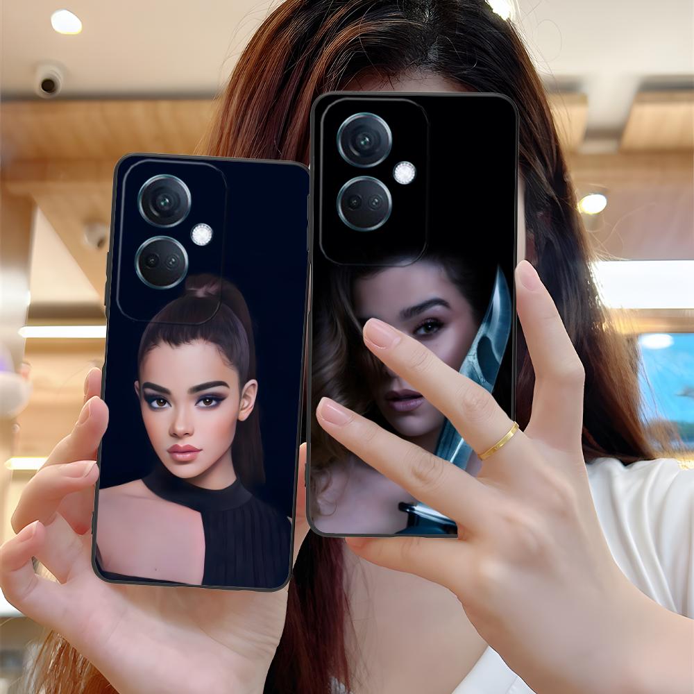Hailee Steinfeld Matte TPU Mobile Phone Case for OPPO Reno 14 13 12 11 10 9 8 7 6 5 F T Pro 5G Colorful Printing Cover