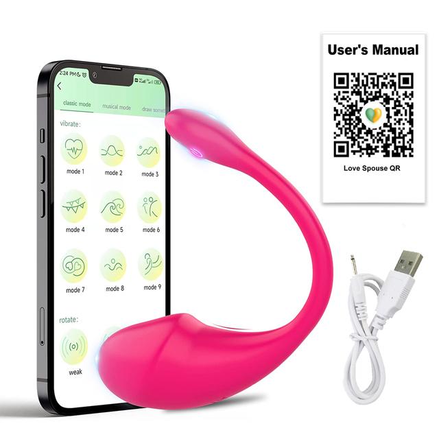 Sex Toys APP Vibrator Bluetooth Dildo Female for Women Wireless Remote Control Vibrators Wear Vibrating Love Egg Toy for Couple