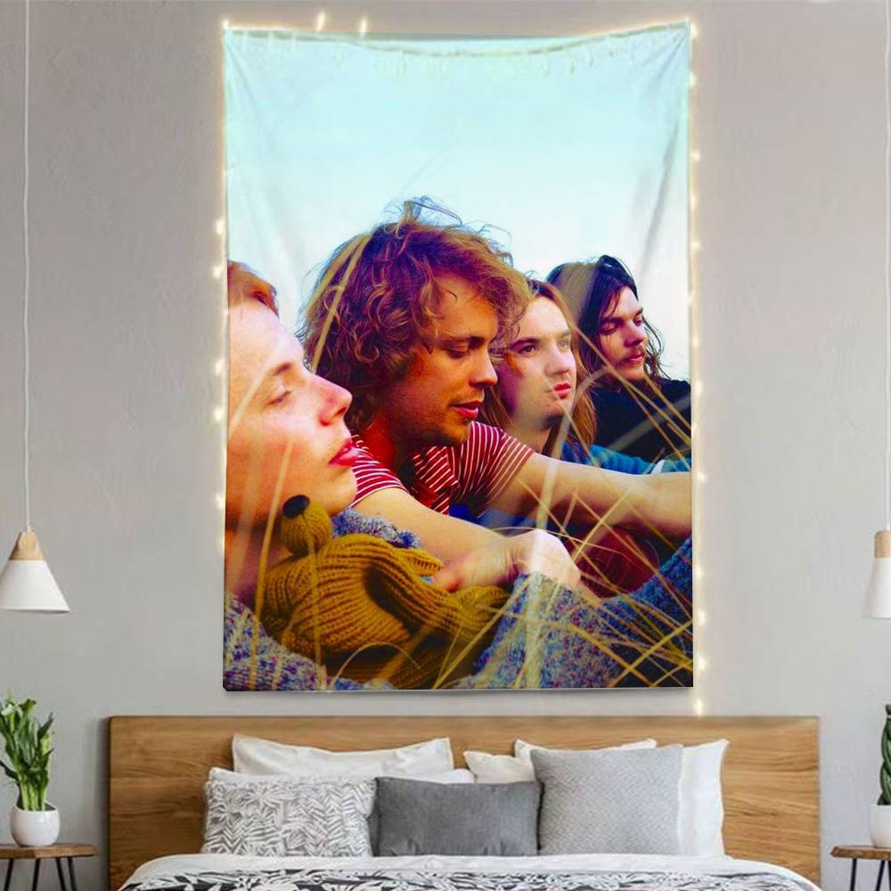 Tame Iimpala Band Flags Wall Hanging Background Art Banner For Bedroom Home Outdoor Decor